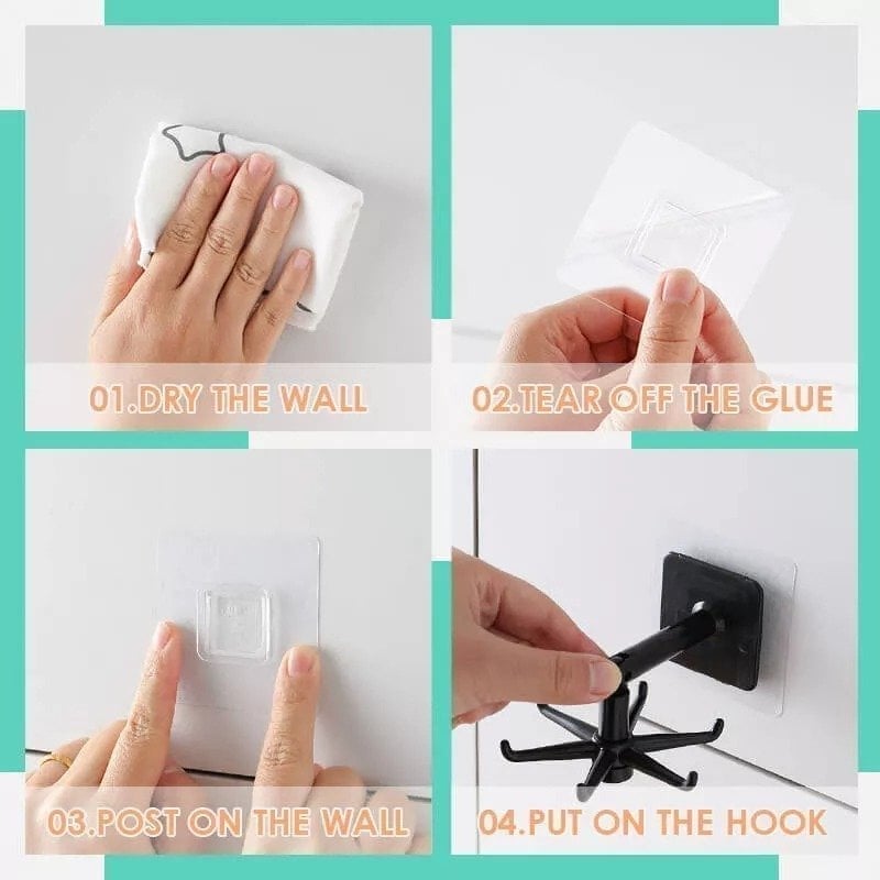 🔥(Last Day Promotion - 50% OFF) 360° Rotating Folding Hook- Buy 3 Free Shipping