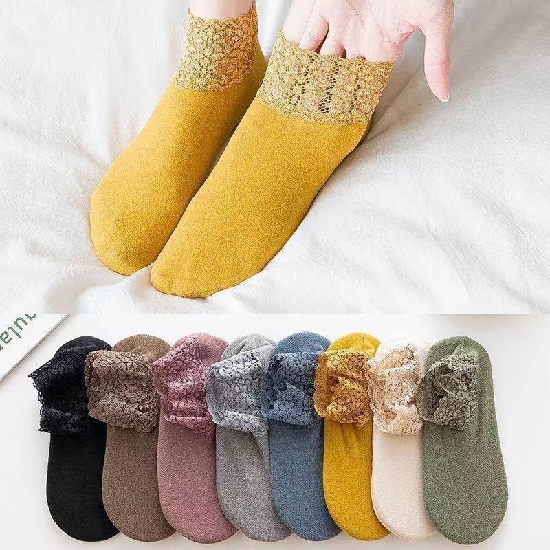 🔥HOT SALE - 49% OFF🔥New Fashion Lace Warmer Socks